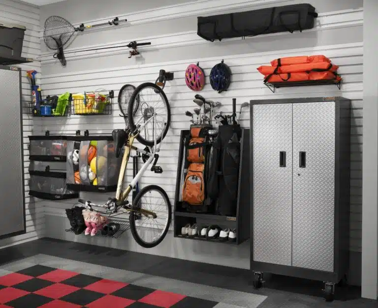 Gladiator slat storage wall